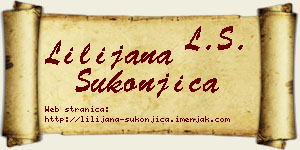 Lilijana Sukonjica vizit kartica